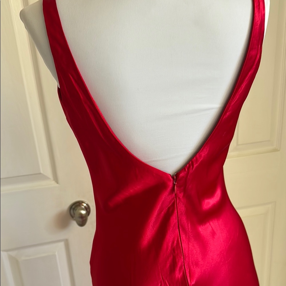 Betsy & Adam Red Maxi Dress - Picture 9 of 13